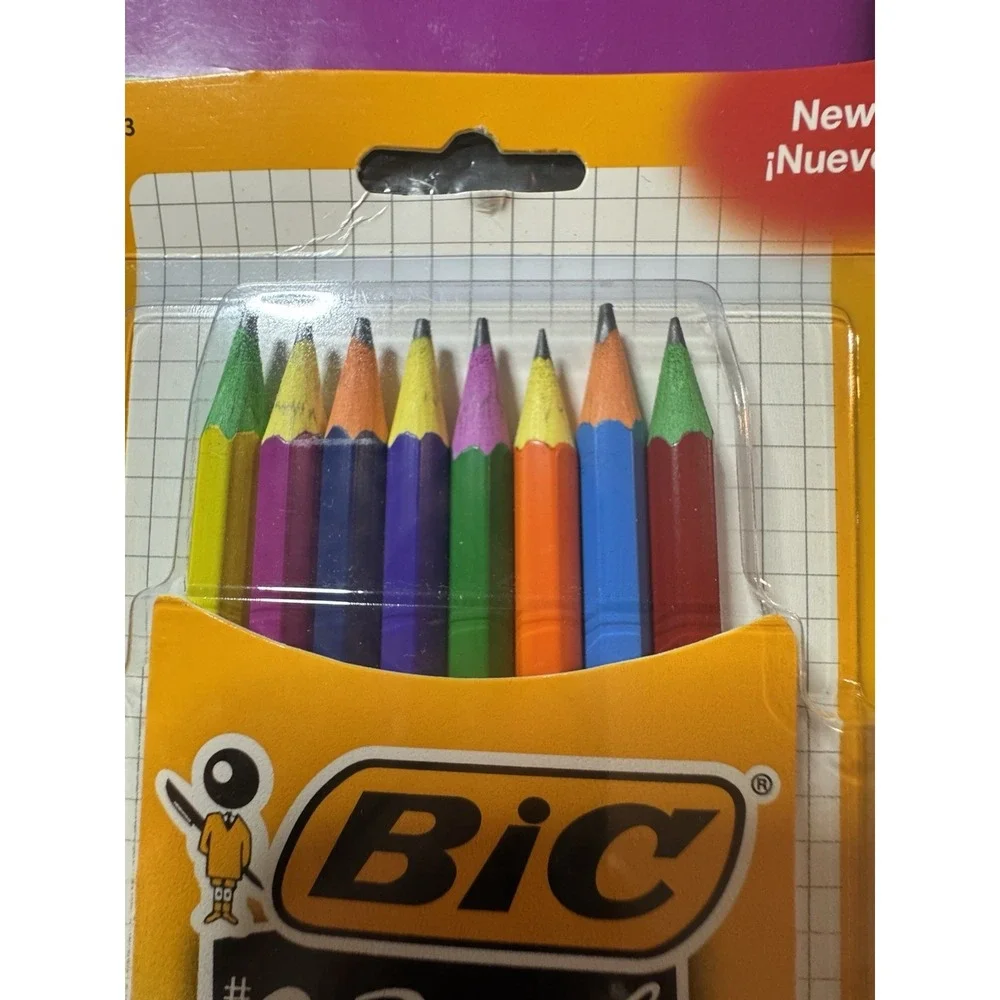 School Supplies SUPER LOT - 18 PIECES - Pencils - Folders - Dividers - Erasers